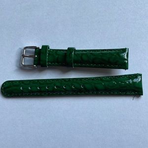 Invicta green leather watch band
